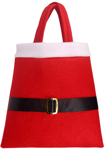 Wholesale Christmas Tree Non Woven Fabric Candy Santa Claus Gift Bag